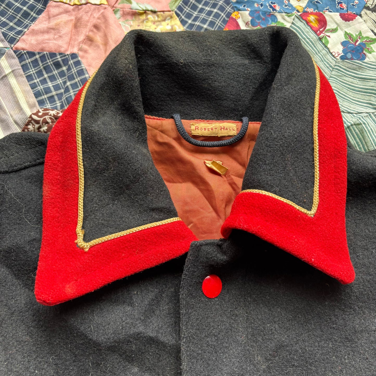 Vintage 1950s Chain Stitched Wool Varsity Jacket. Medium