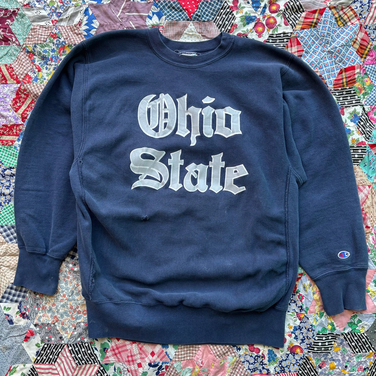 Vintage 1980s Ohio State Champion Reverse Weave Crewneck. X-Large
