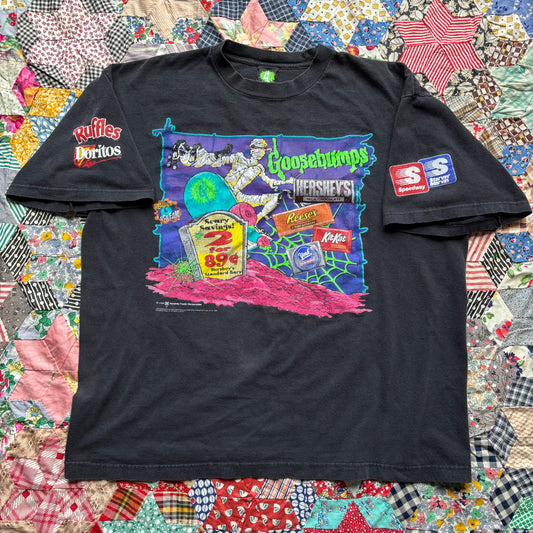 Vintage 1996 Goosebumps Snack Tee. X-Large