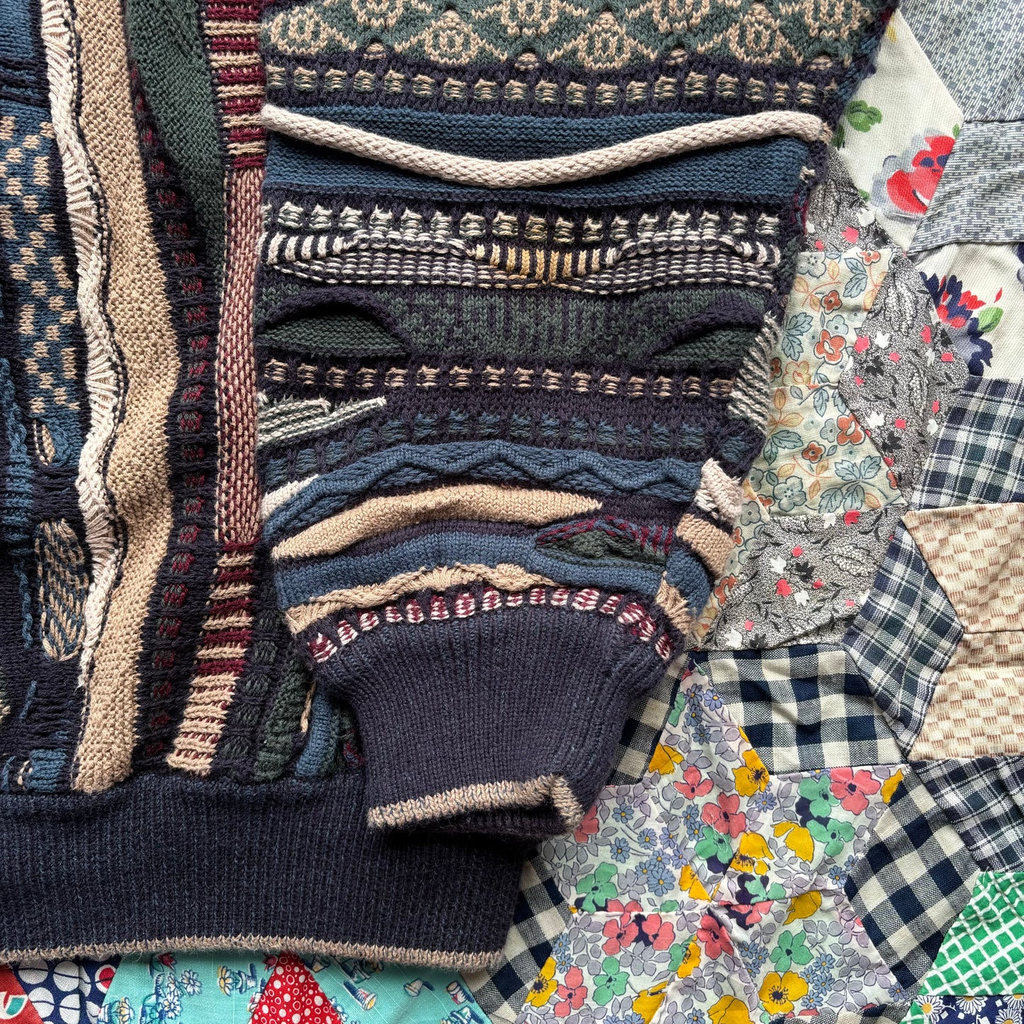 Vintage 1990s Coogi Style Sweater. X-Large