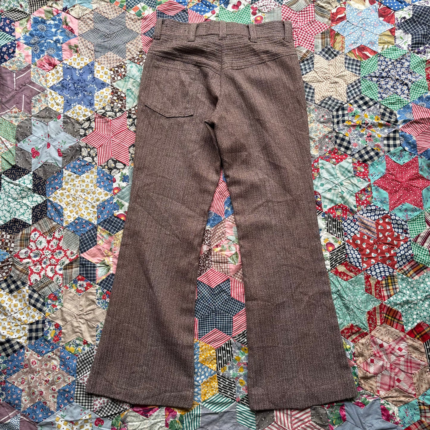 Vintage 1970s Flared Trousers. 32 x 32