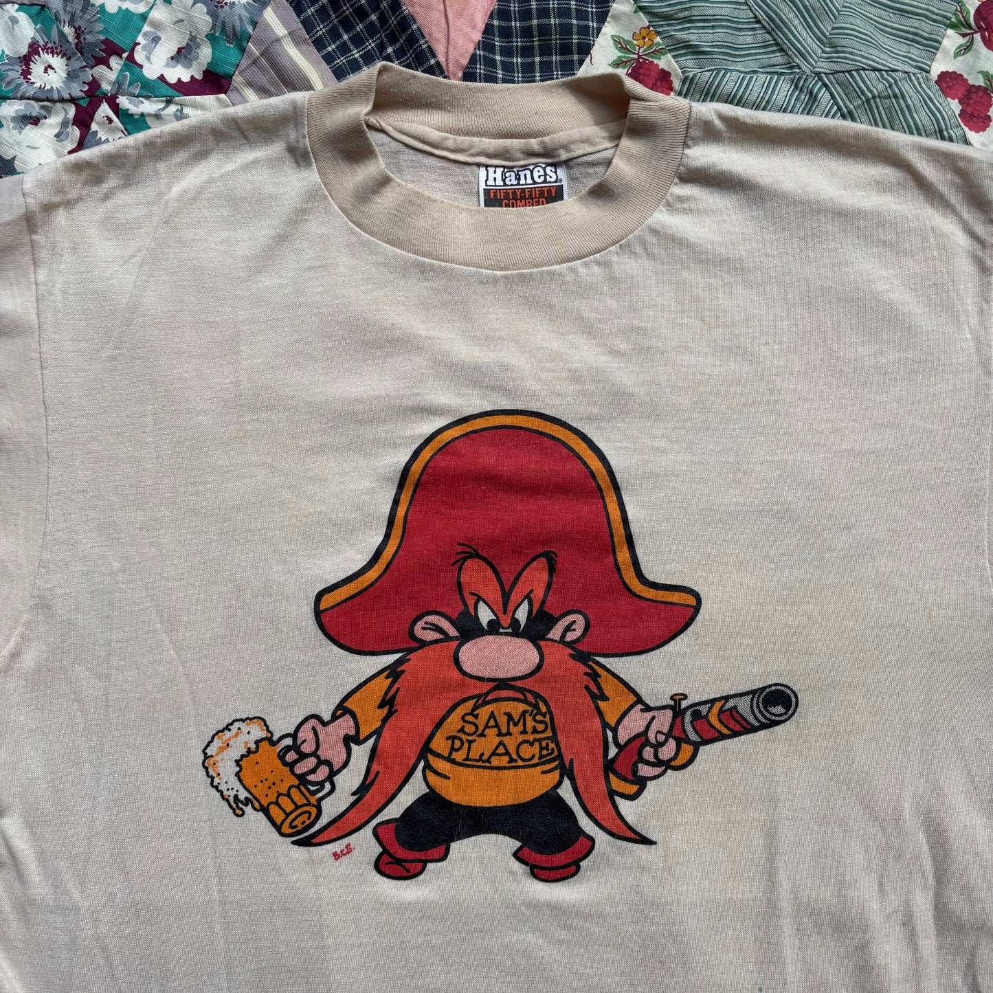 Vintage 1970s Sams Place Tee. Medium