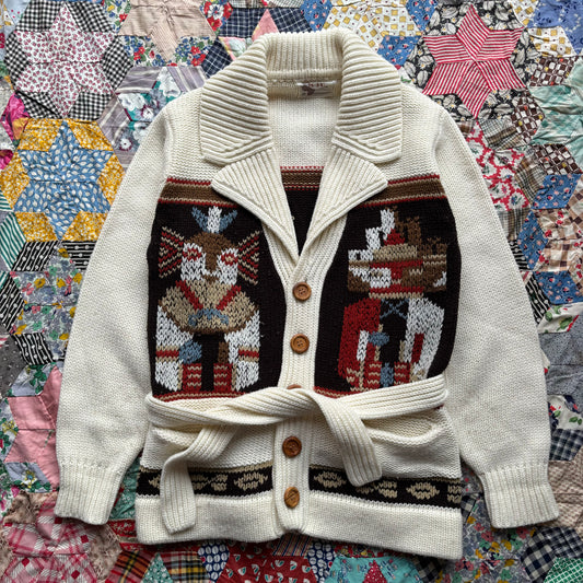 Vintage 1970s Acrylic Sweater. Medium