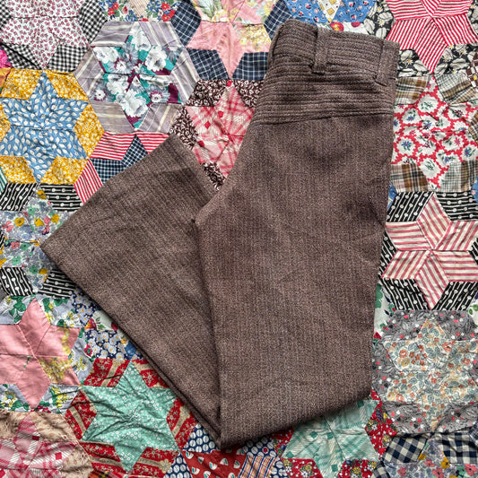 Vintage 1970s Flared Trousers. 32 x 32