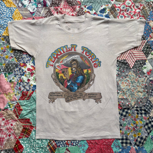 Vintage 1980s Tequila Tonis Tee. Small