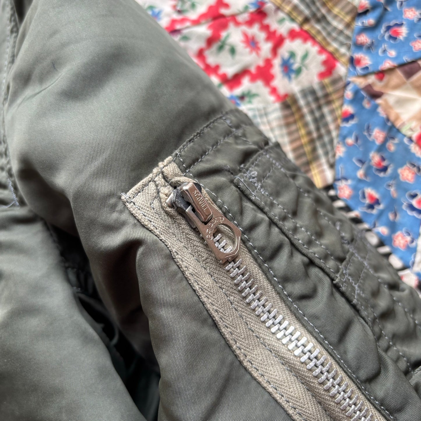 Vintage 1970s USAF Bomber Jacket. Medium