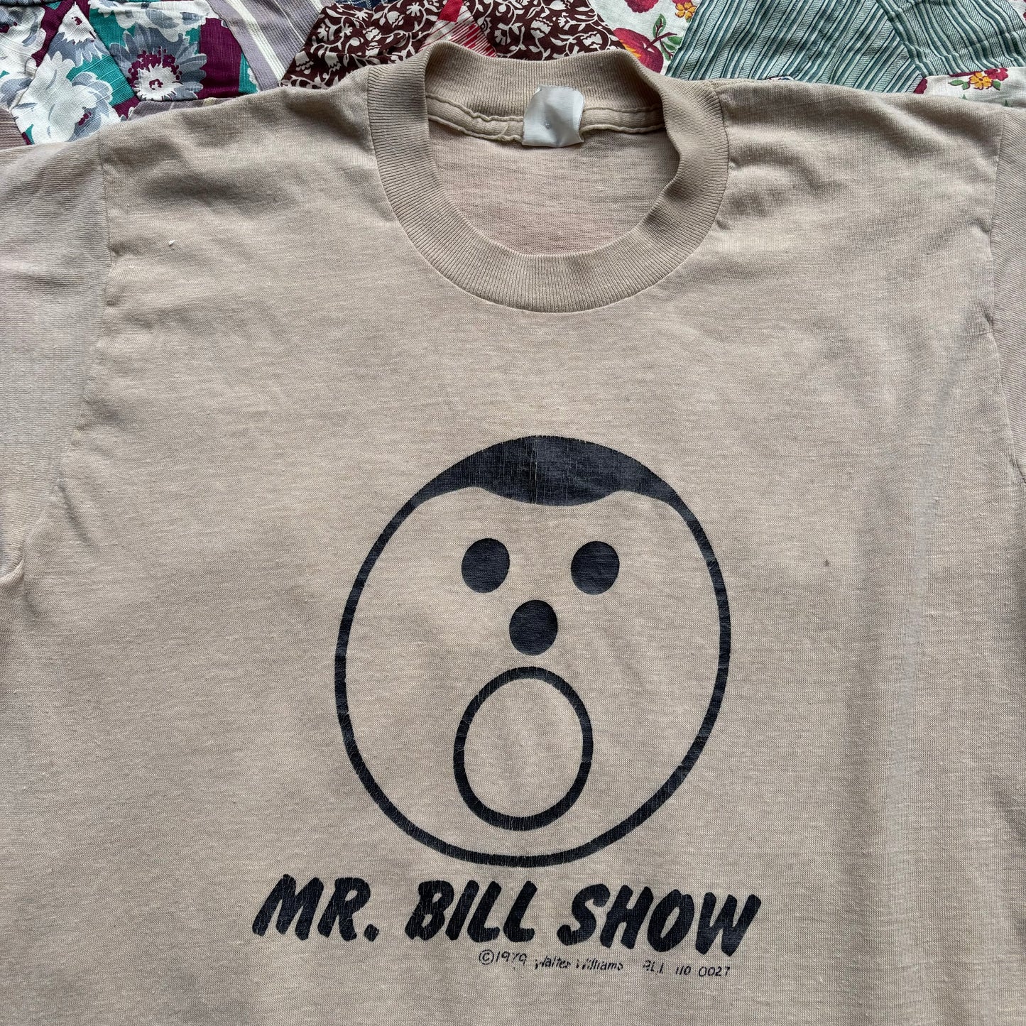 Vintage 1979 Mr. Bill Show. Medium