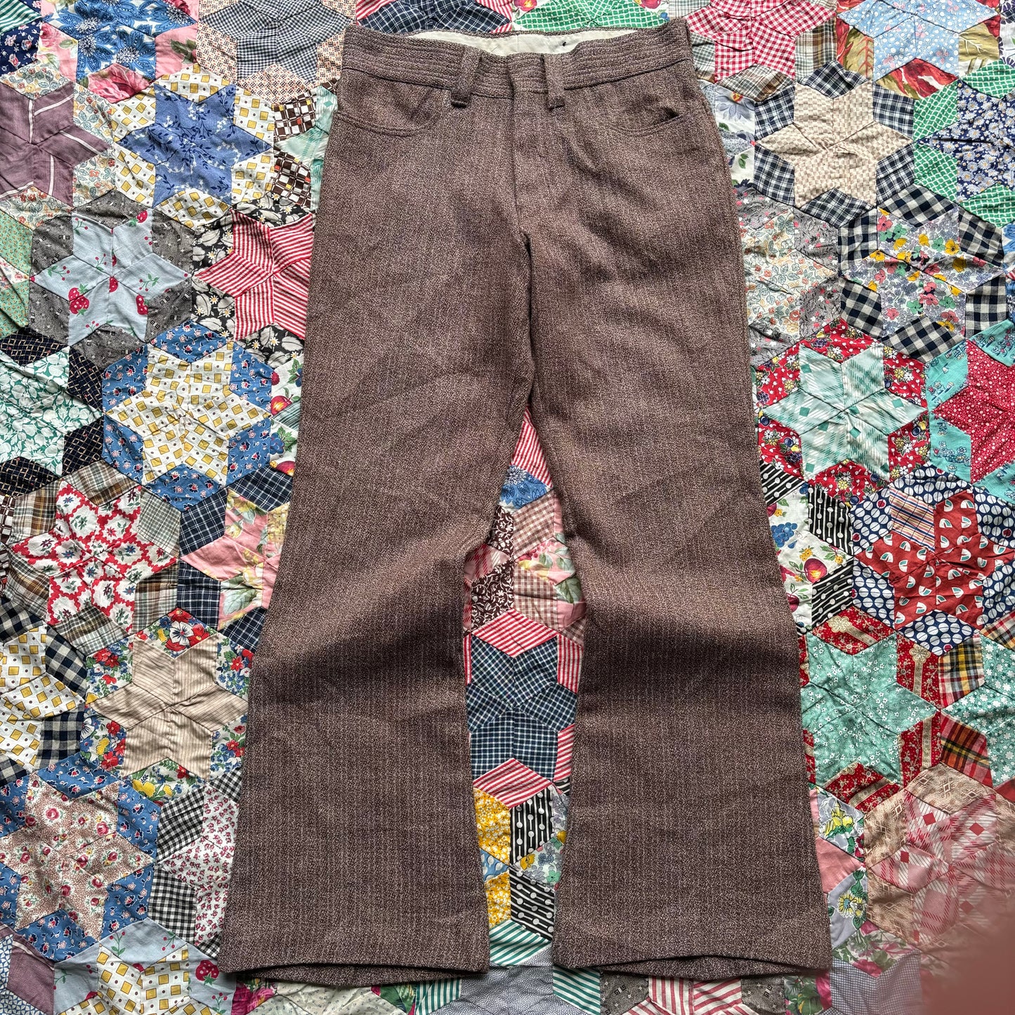 Vintage 1970s Flared Trousers. 32 x 32