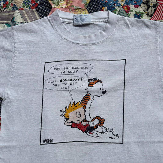 Vintage 1990s Calvin and Hobbs Tee. Medium