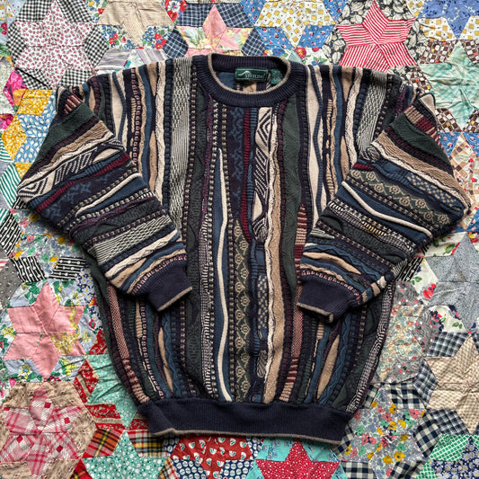 Vintage 1990s Coogi Style Sweater. X-Large
