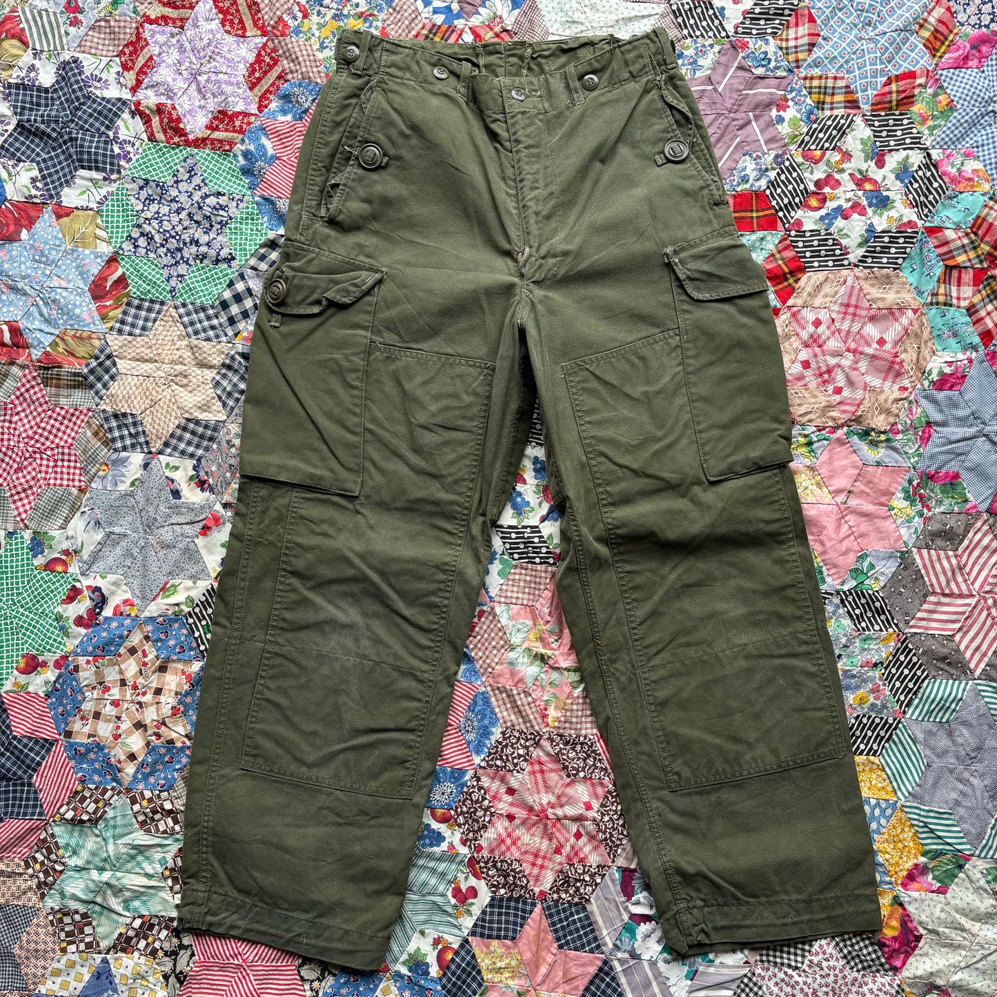 Vintage 1967 Canadian Military Pants. 31-35 x 31