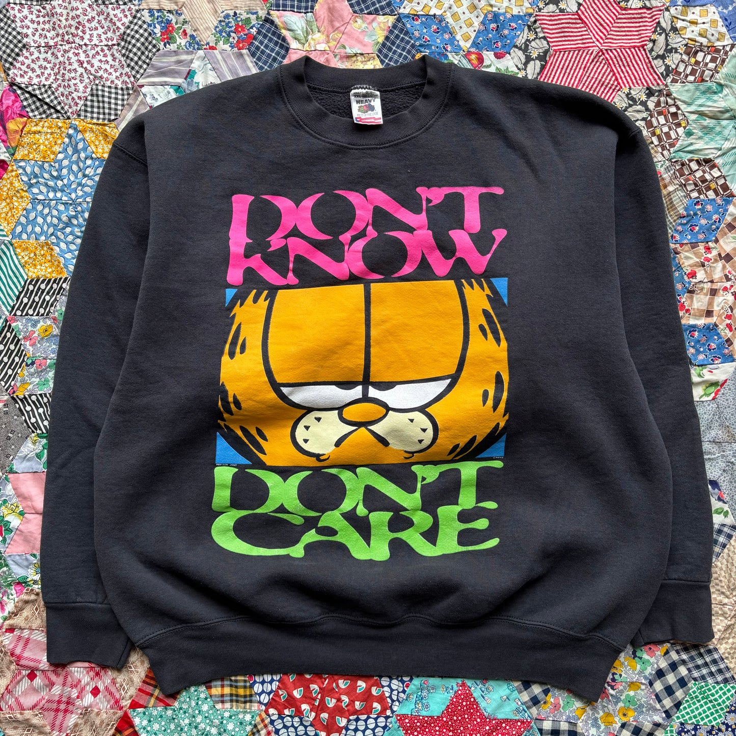 Vintage 1990s Garfield Crewneck. 2XL