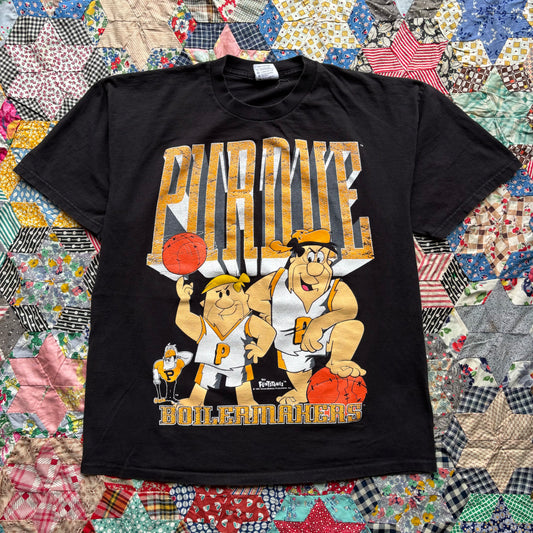 Vintage Purdue Boilmakers Flintstones Tee. X-Large